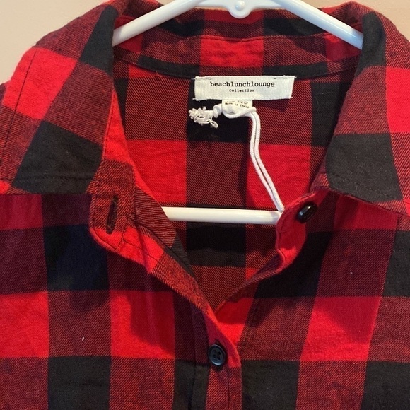 Beach Lunch Lounge Flannel - Picture 2 of 4